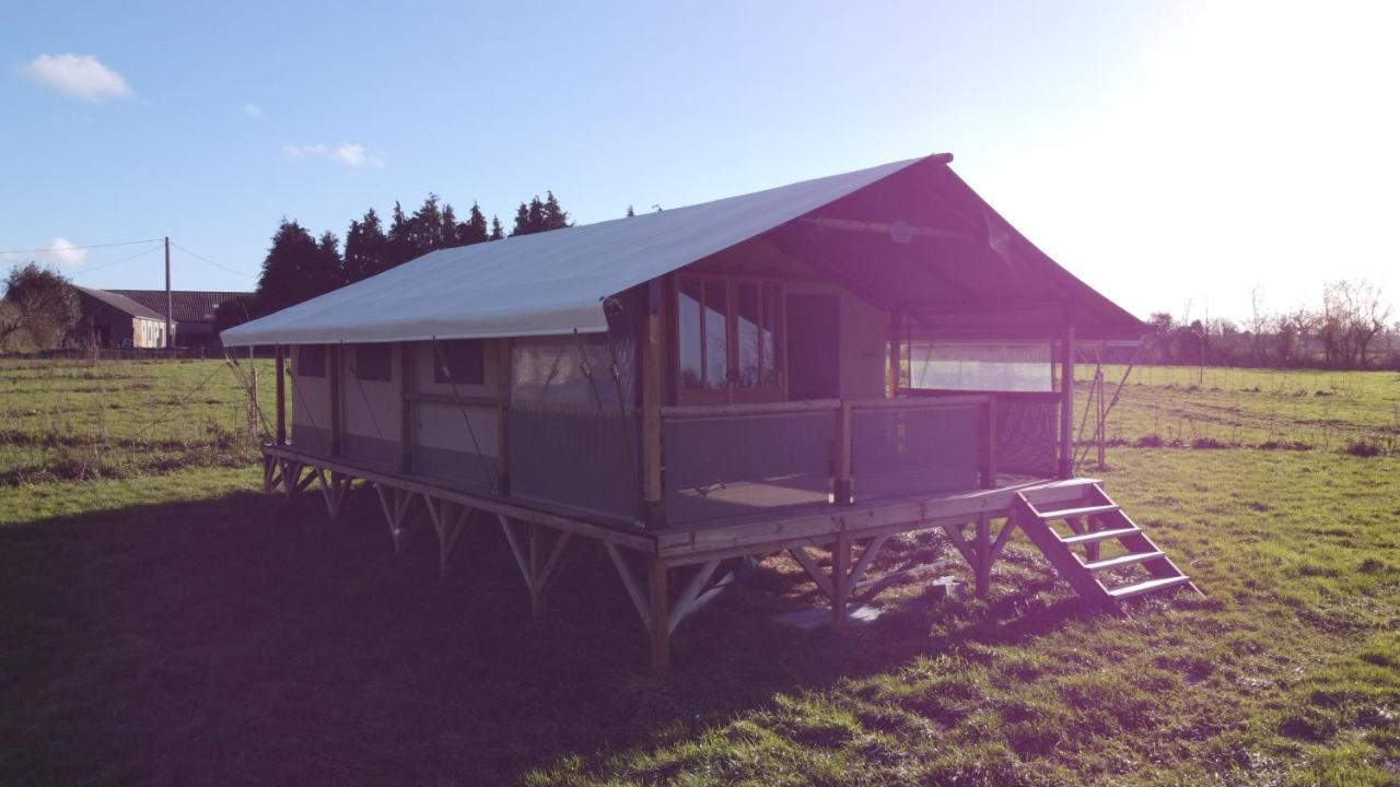 Camping A La Ferme - Hebergements Insolites Cerisy-la-Foret Екстериор снимка
