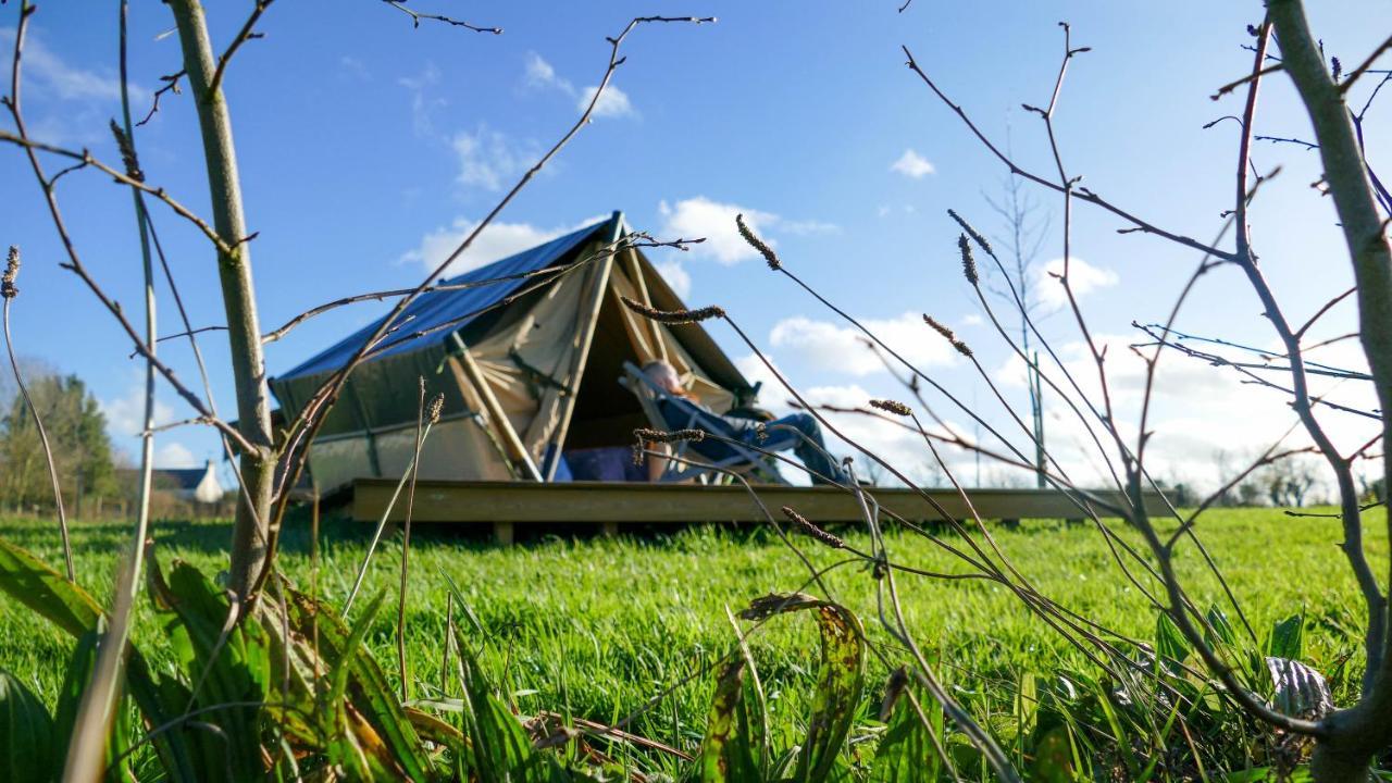 Camping A La Ferme - Hebergements Insolites Cerisy-la-Foret Екстериор снимка