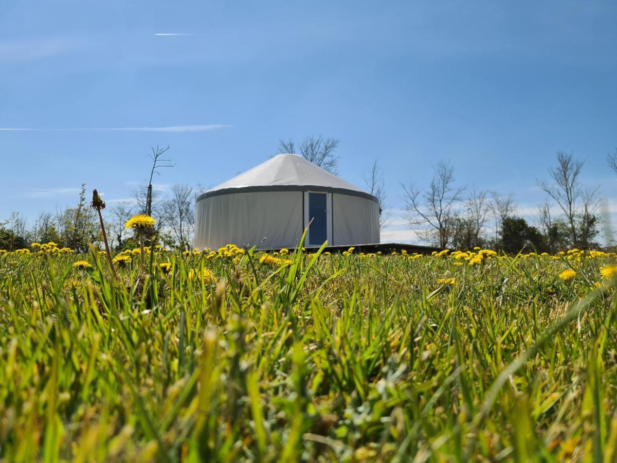 Camping A La Ferme - Hebergements Insolites Cerisy-la-Foret Екстериор снимка